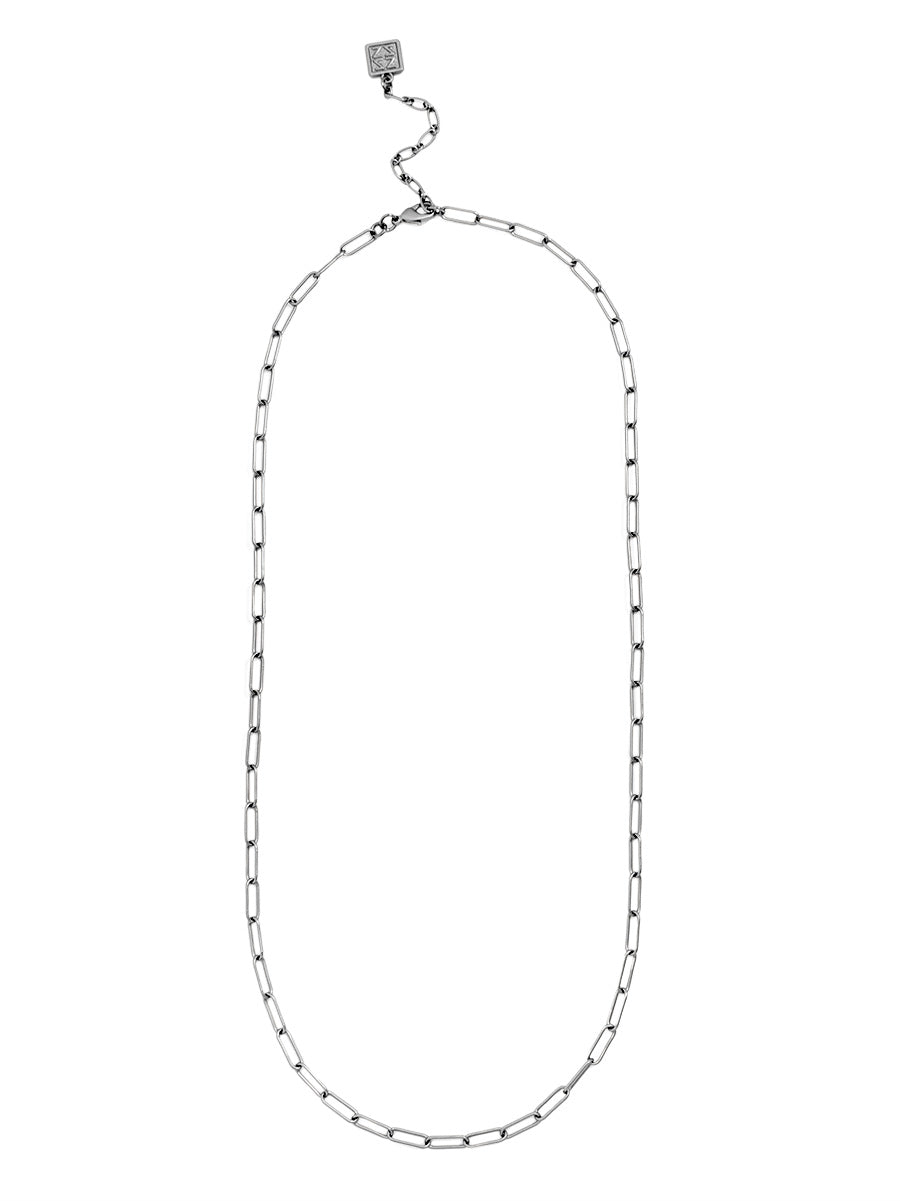 Paperclip Link Long Necklace