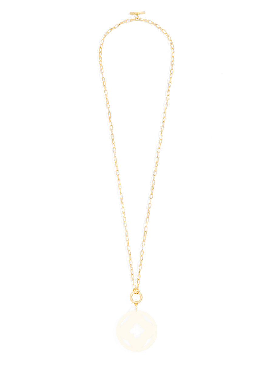 Toggle pendant necklace