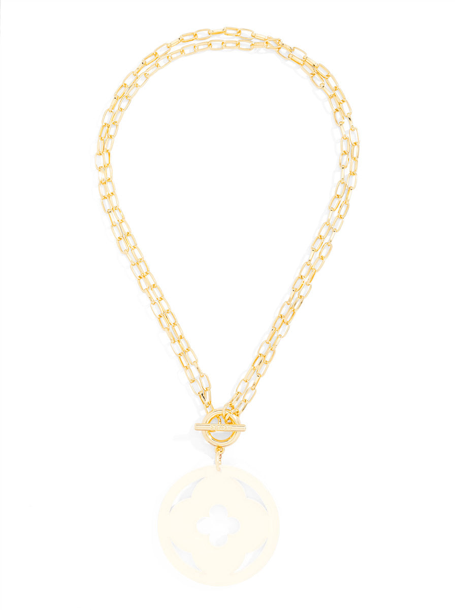 Toggle pendant necklace