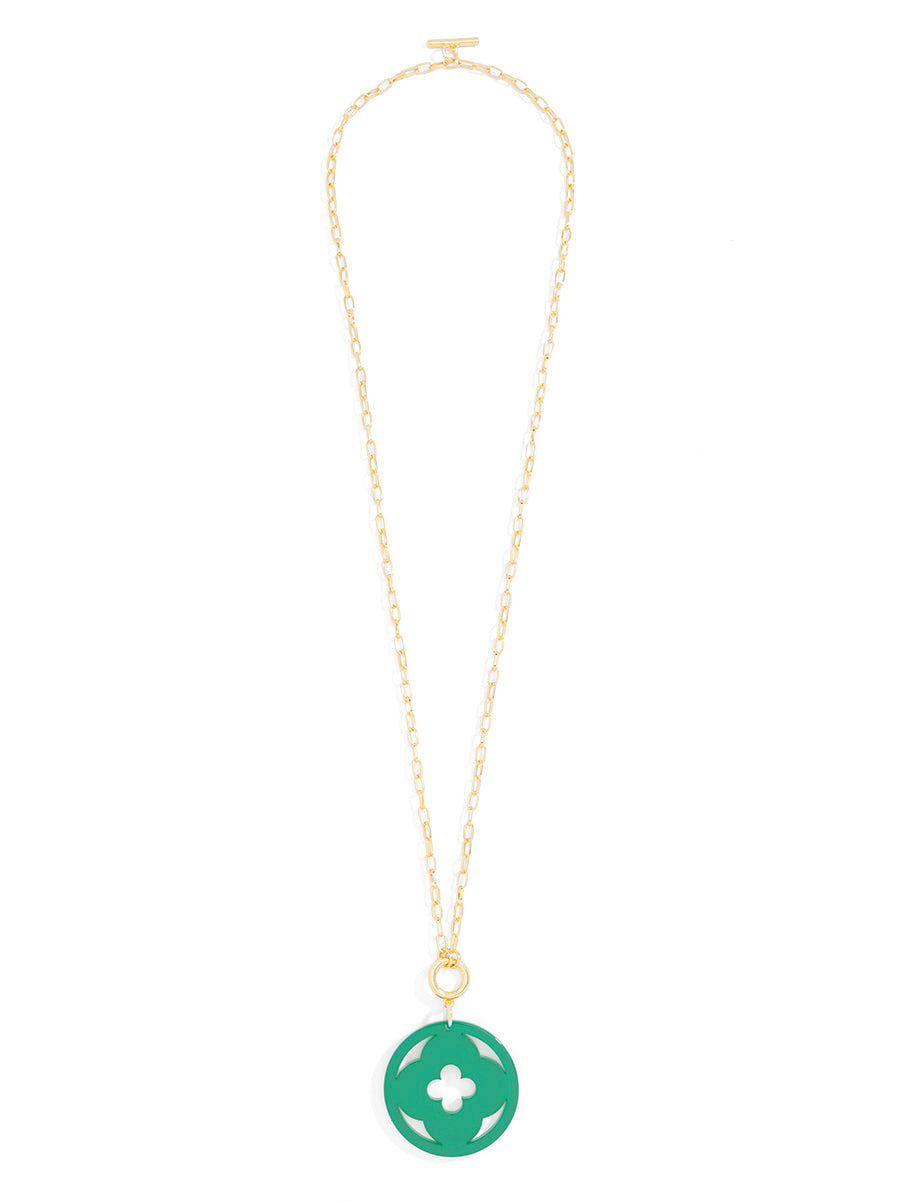 Toggle pendant necklace