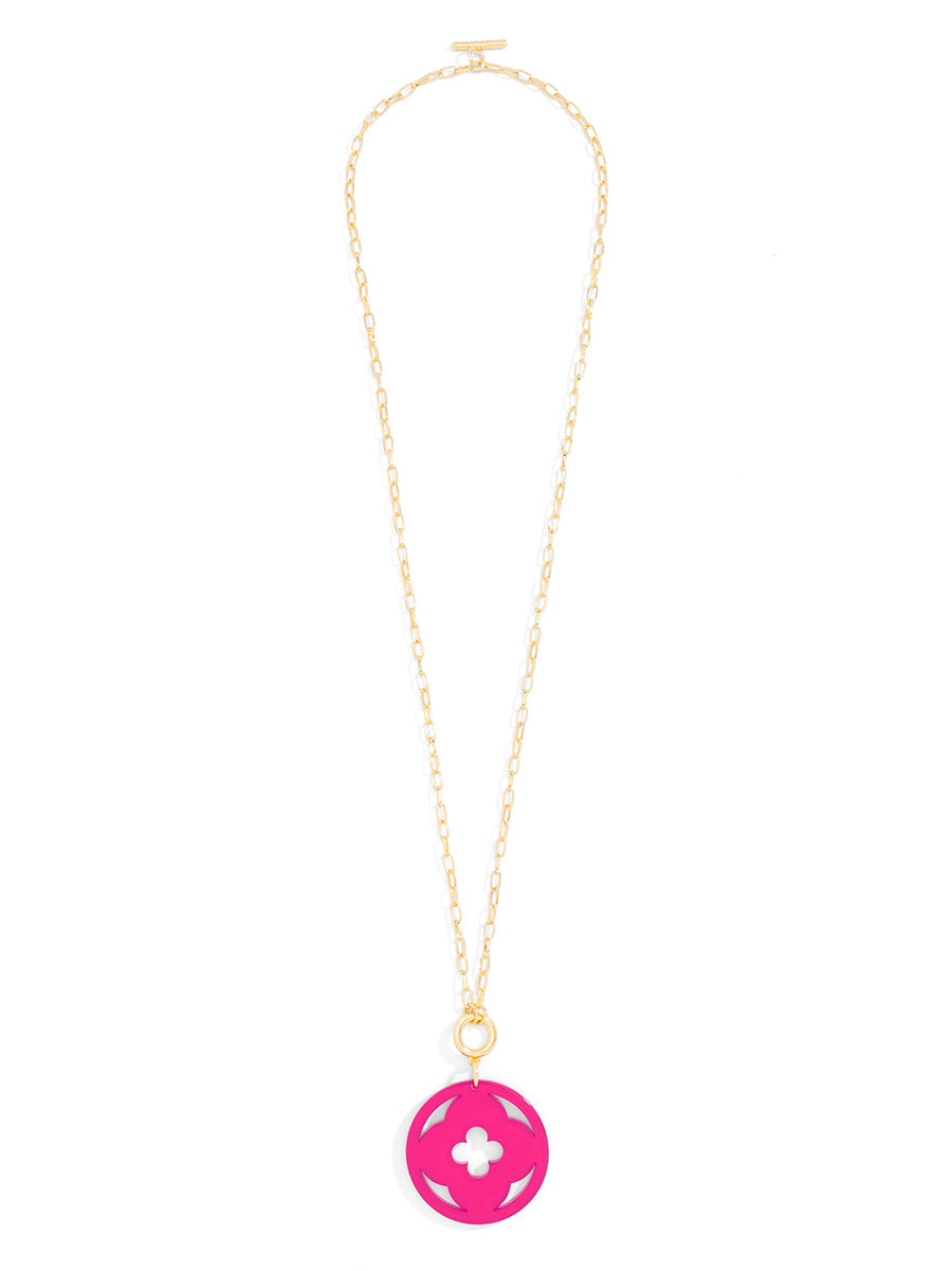 Toggle pendant necklace