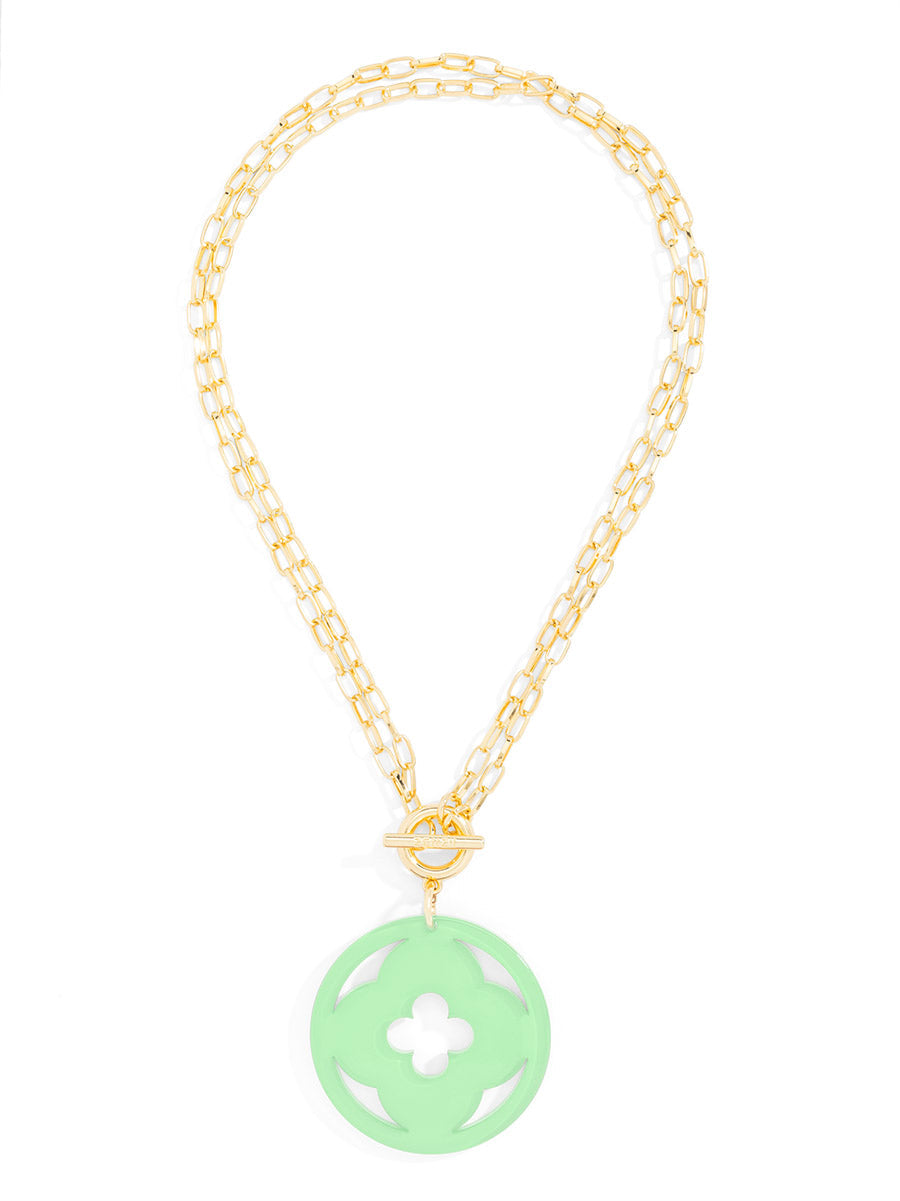 Toggle pendant necklace