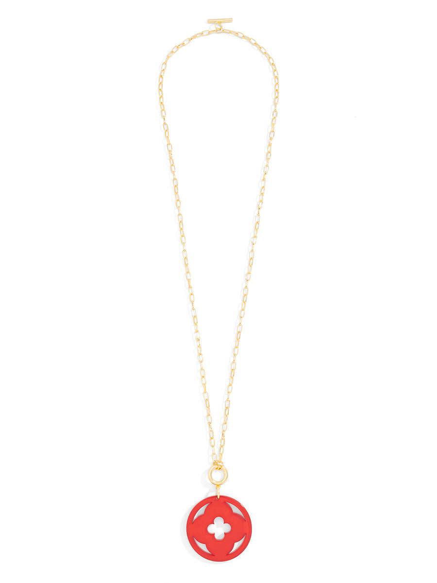 Toggle pendant necklace