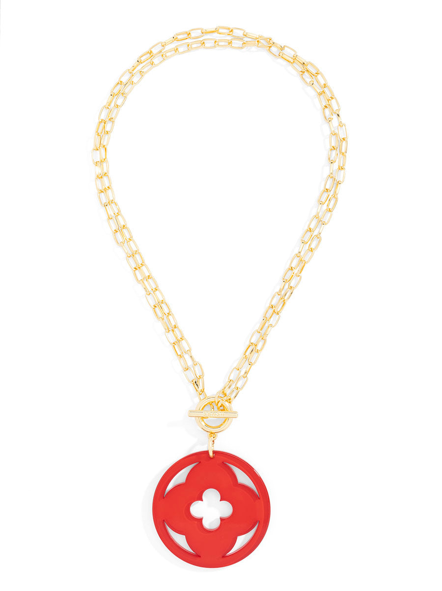 Toggle pendant necklace