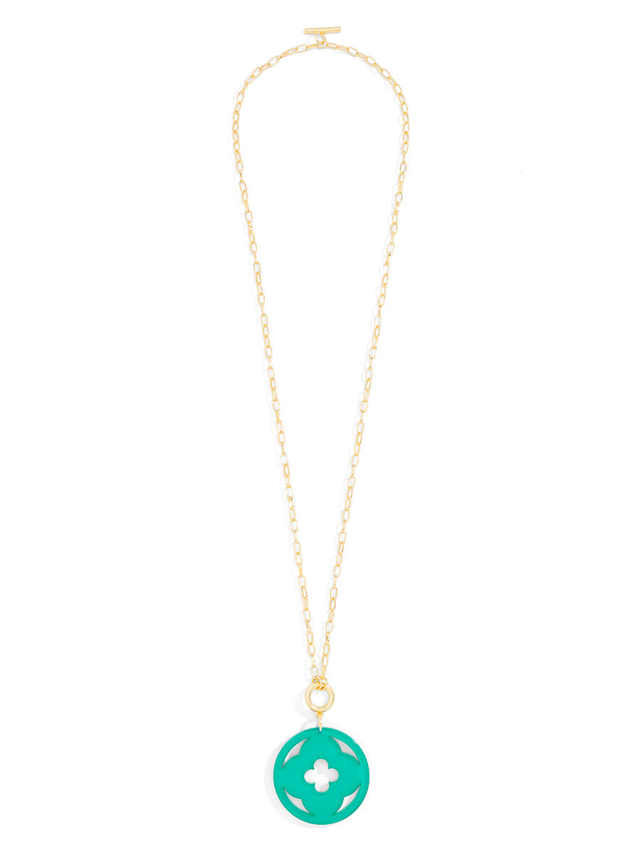 Toggle pendant necklace