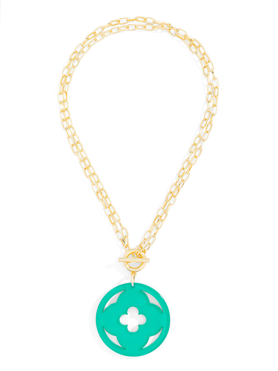 Toggle pendant necklace