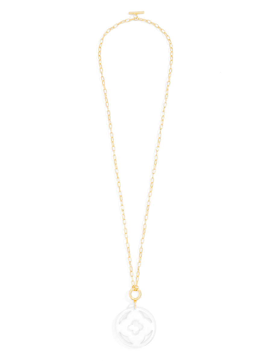 Toggle pendant necklace