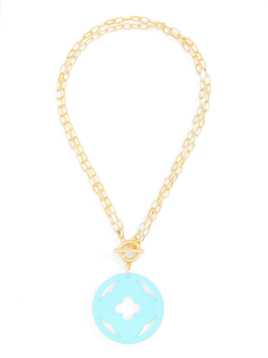 Toggle pendant necklace