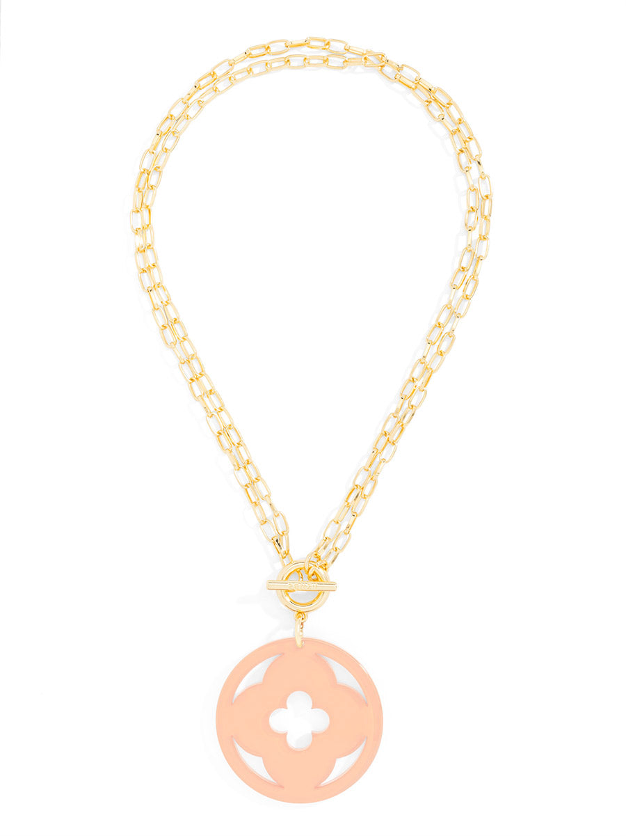Toggle pendant necklace