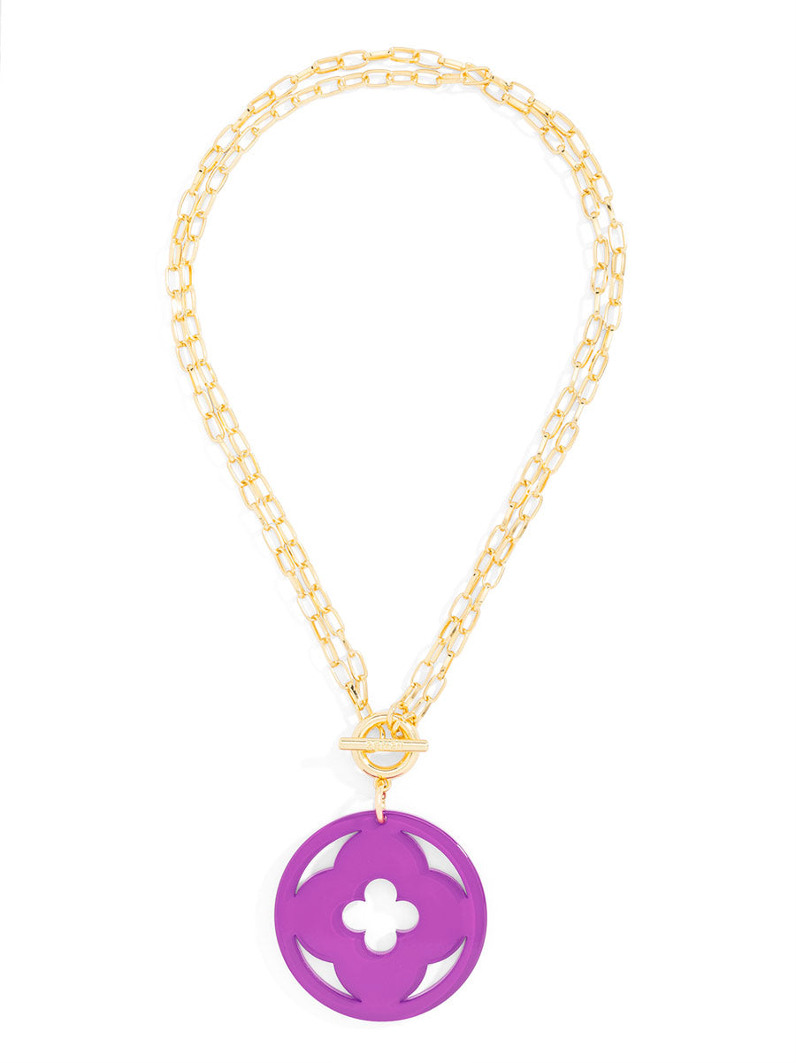 Toggle pendant necklace