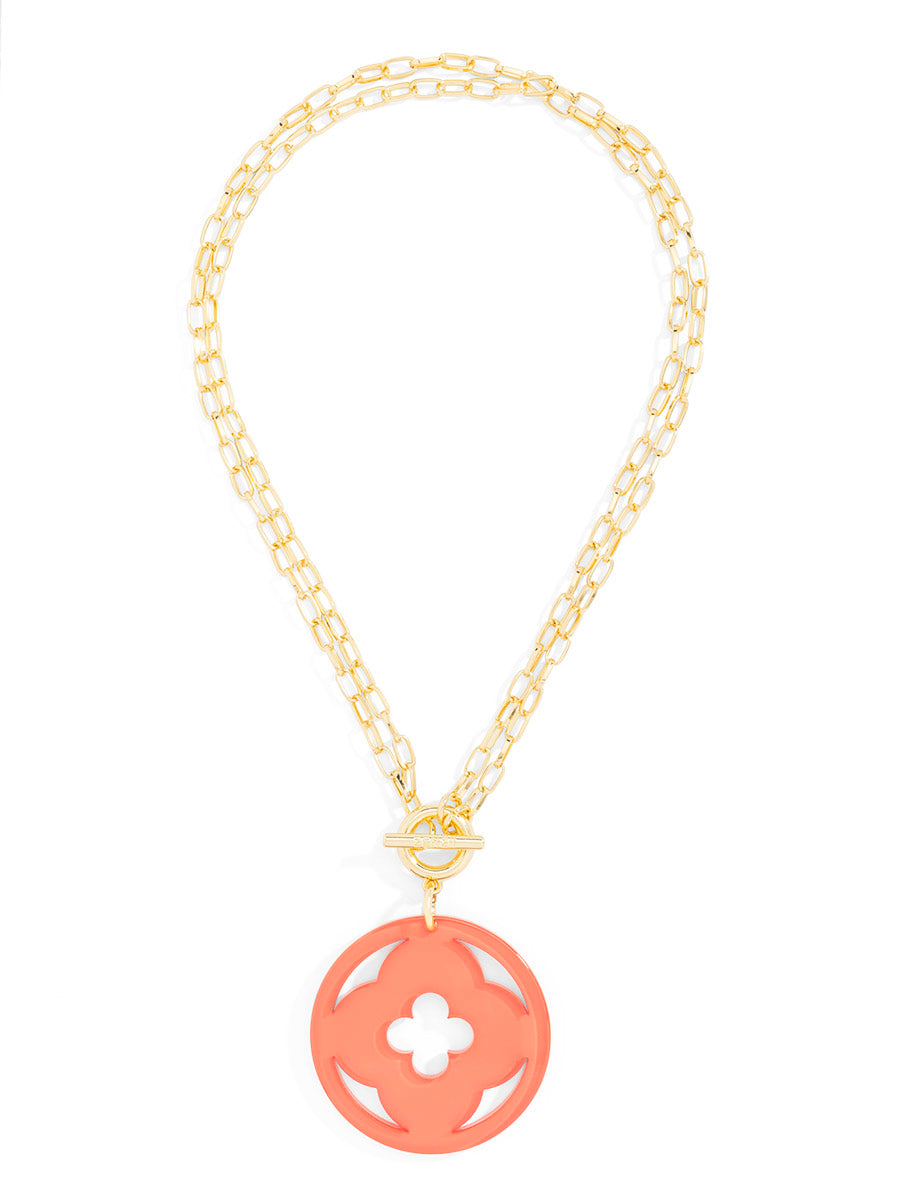 Toggle pendant necklace