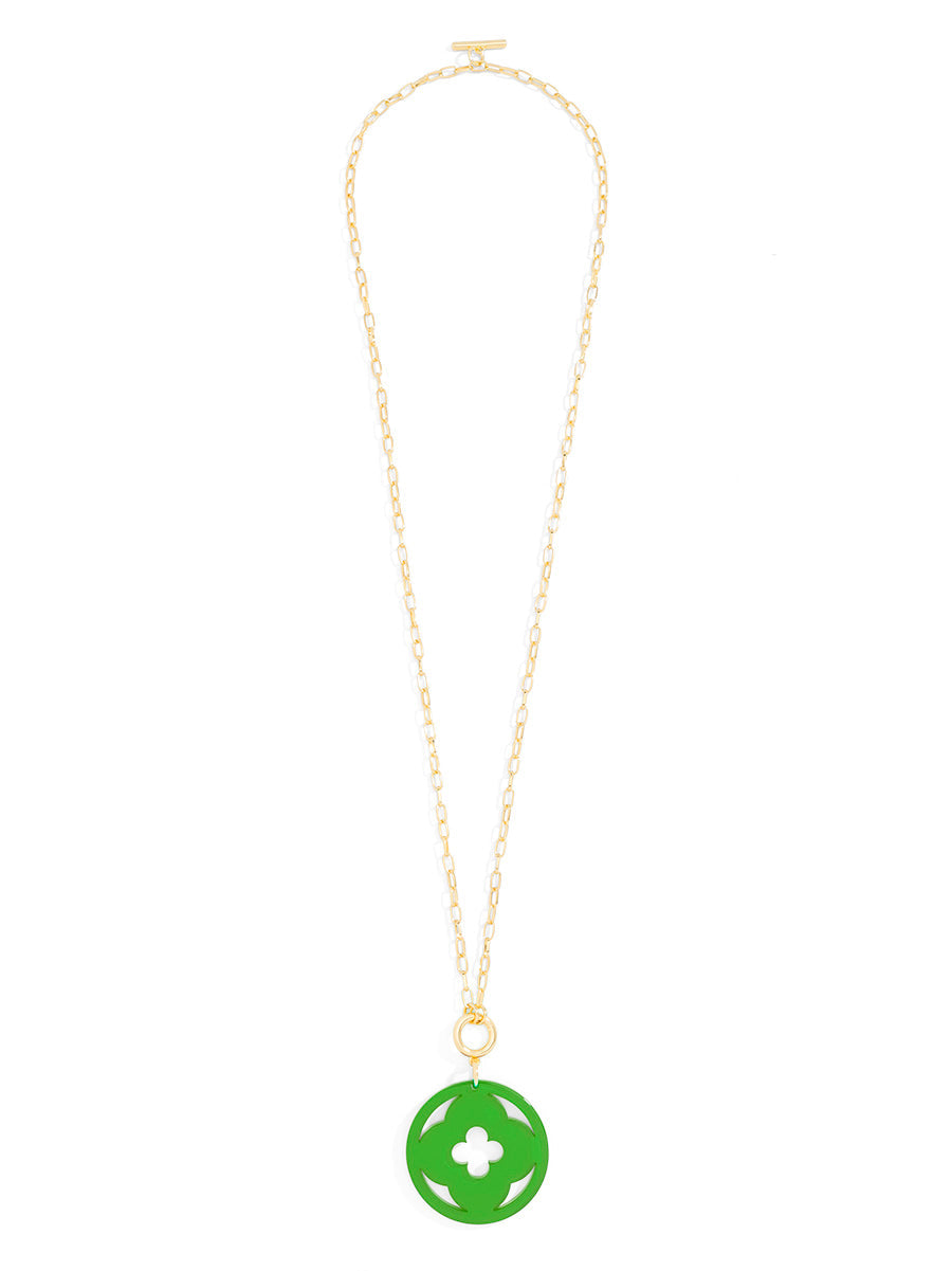 Toggle pendant necklace