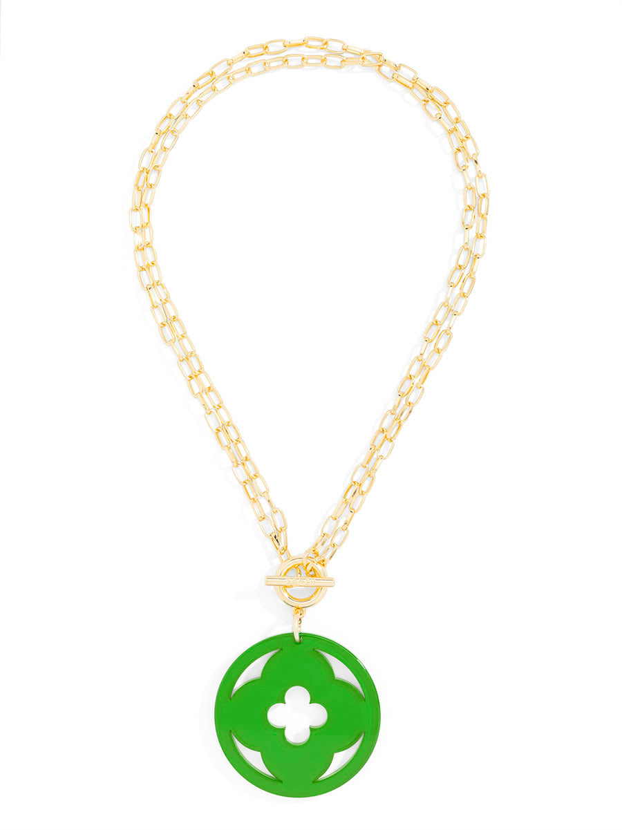 Toggle pendant necklace