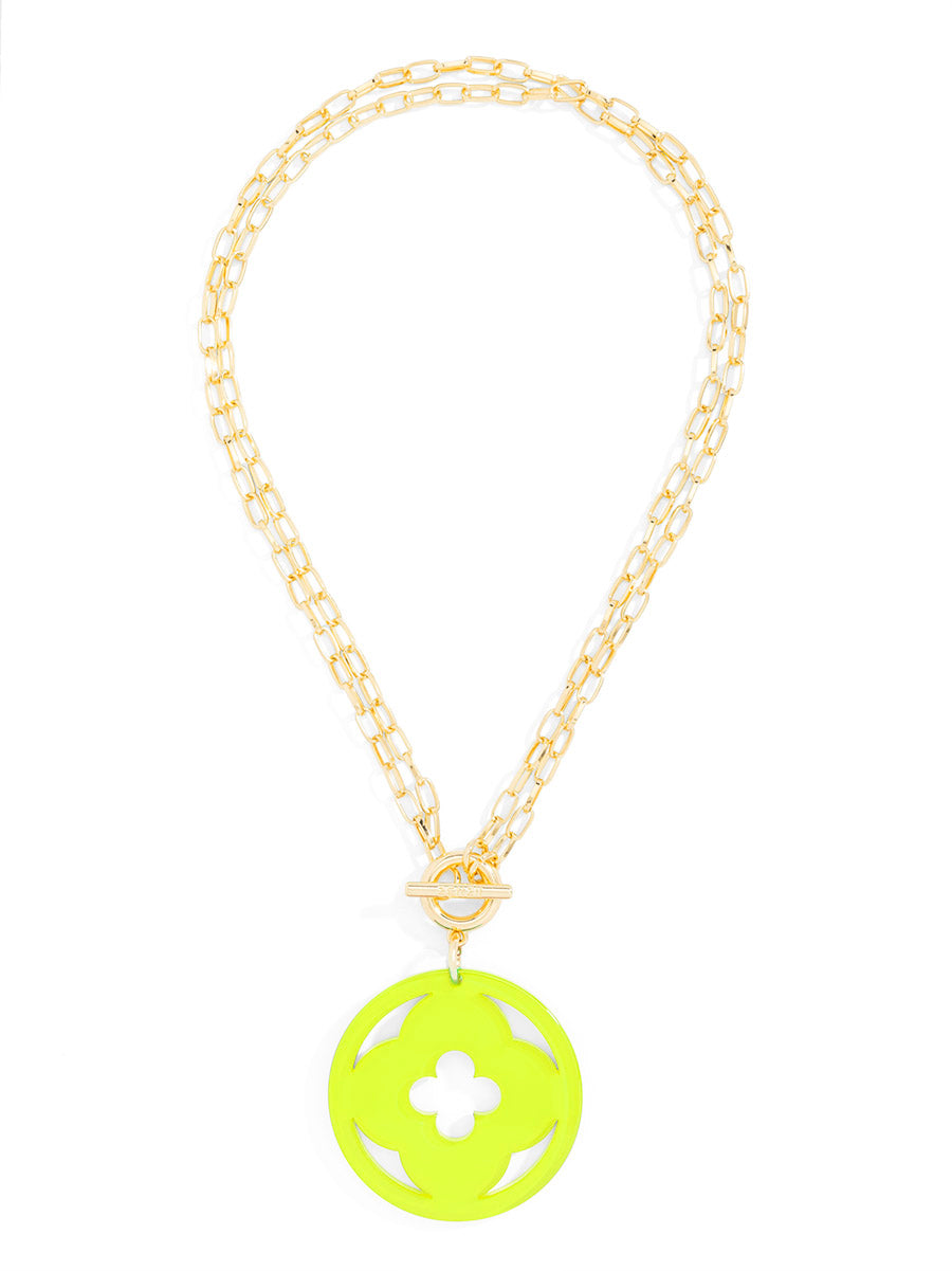 Toggle pendant necklace