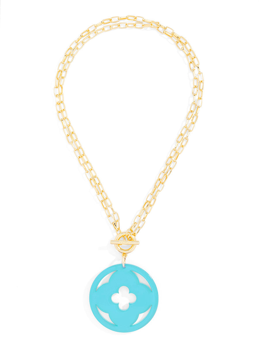 Toggle pendant necklace