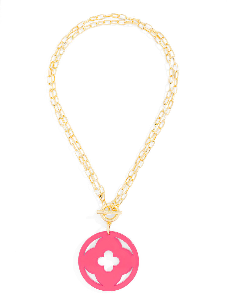 Toggle pendant necklace