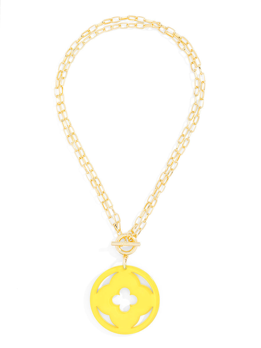 Toggle pendant necklace