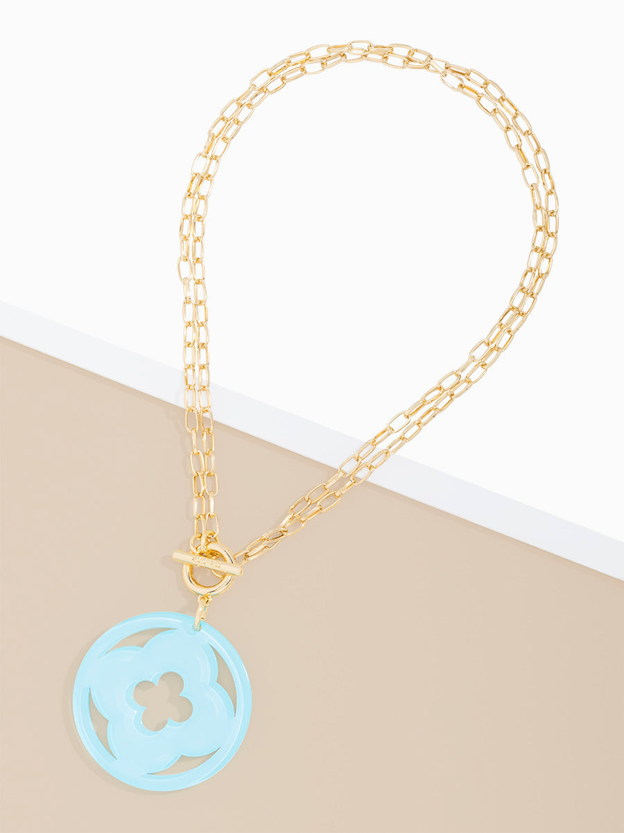 Toggle pendant necklace