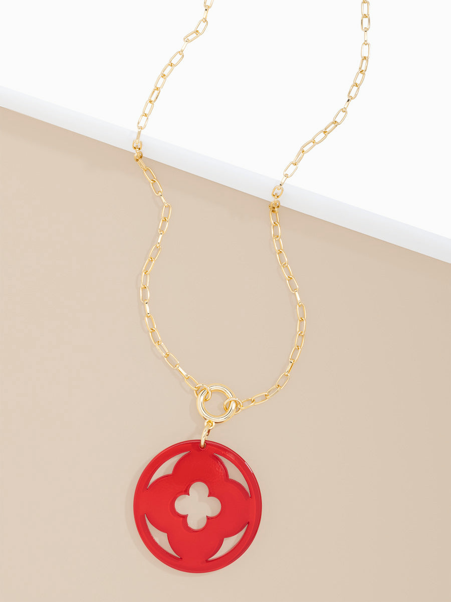 Toggle pendant necklace
