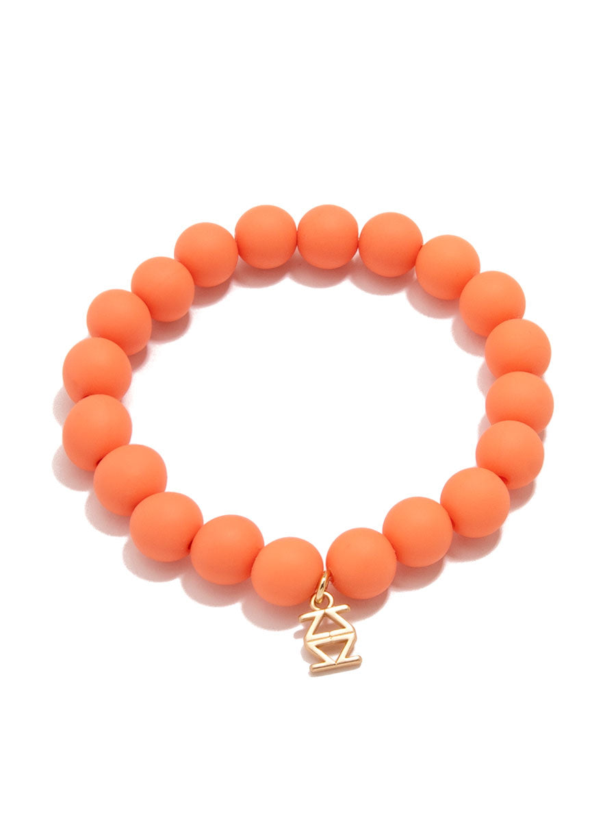 Matte Beaded Stretch Bracelet