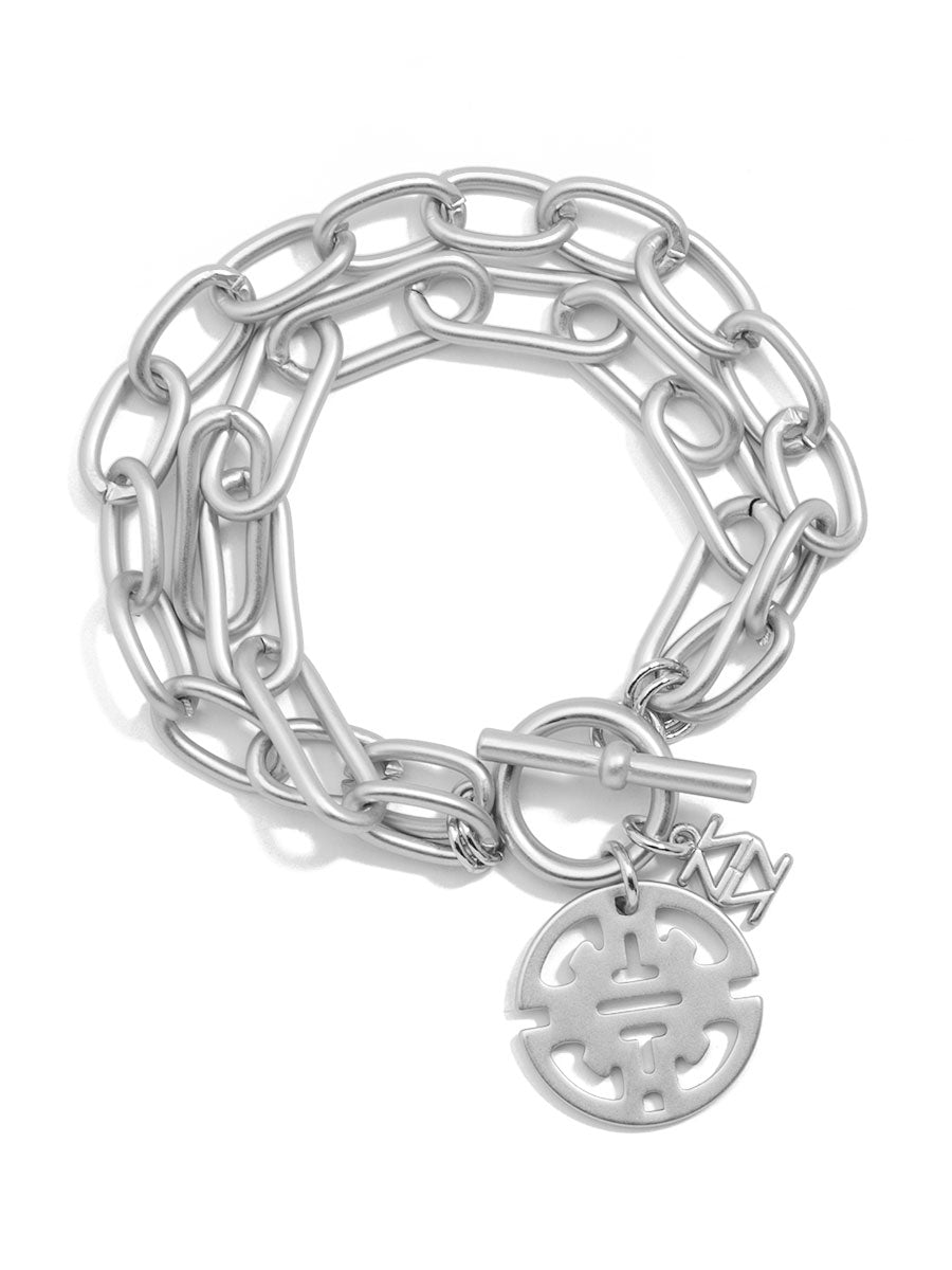 Traveling Charm Cable Link Bracelet